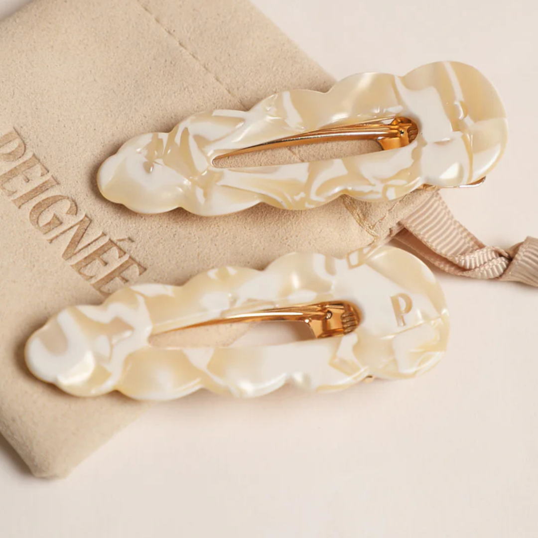 Barrettes signature - popcorn