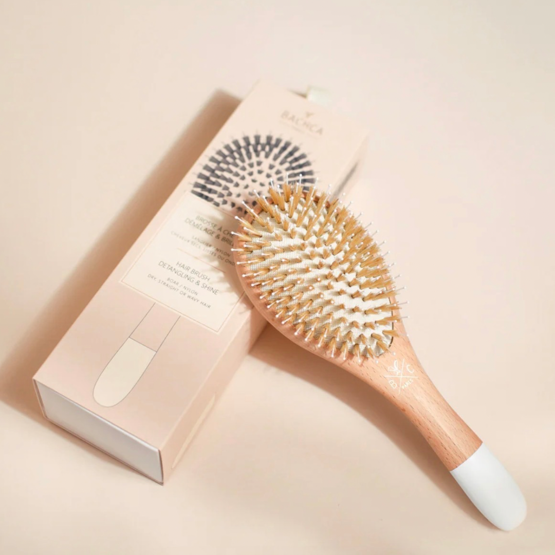 Brosse cheveux démêlage et brillance
