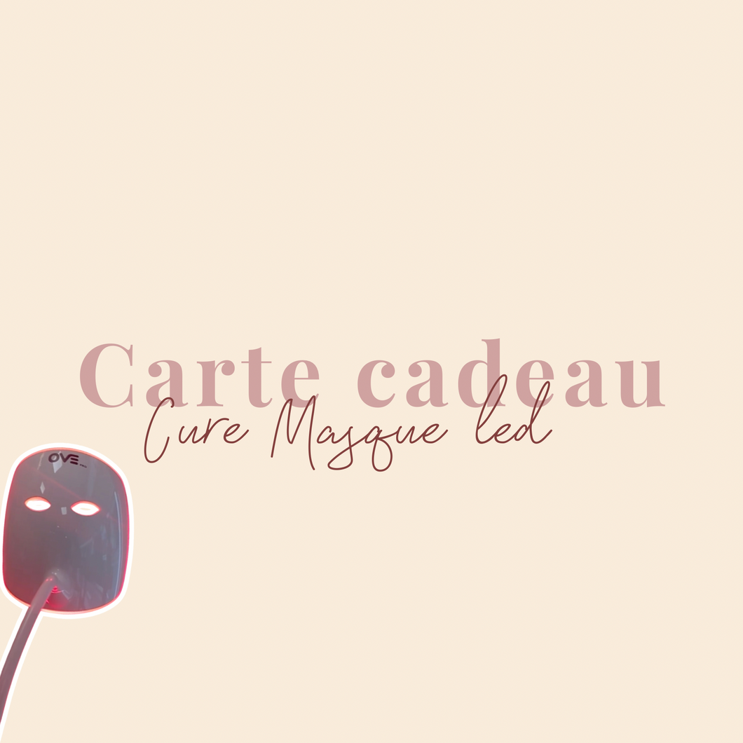 Carte Cadeau Cures Masque Led