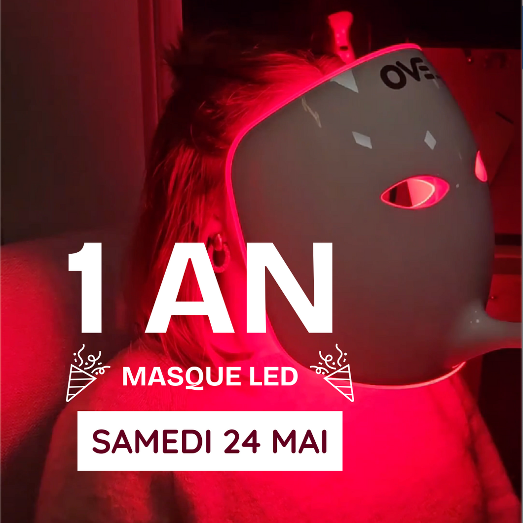 Anniversaire du masque LED