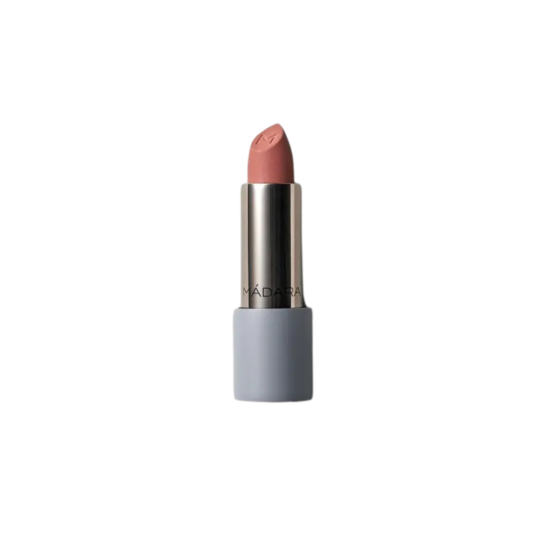 Rouge à lèvre dark nude de la marque Madara, vendu chez Les Procrastineuses à Tours