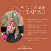 Cours individuel du Taping du Visage