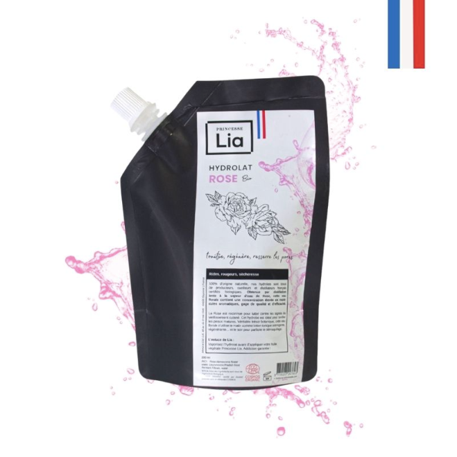 Hydrolat de Rose de Damas Française Bio